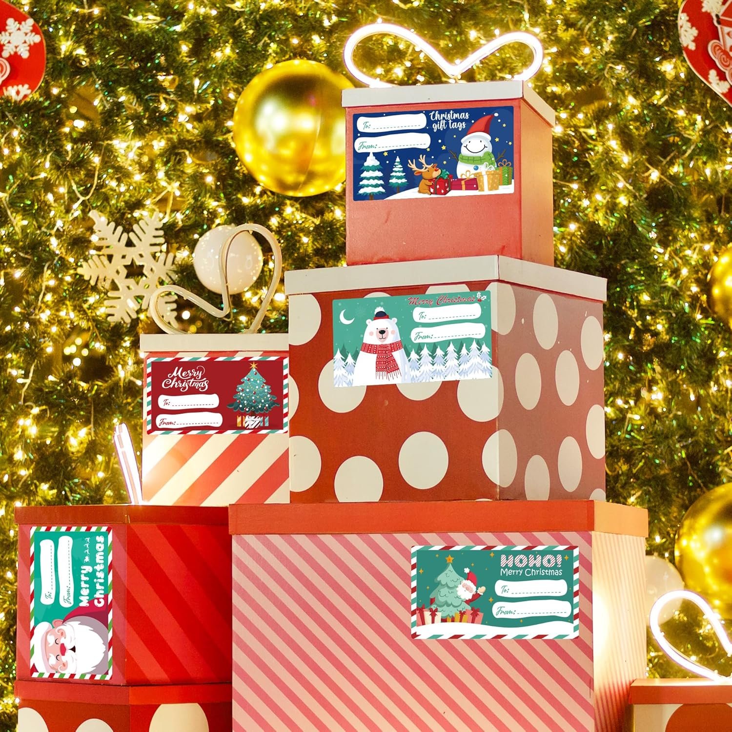 Christmas Gift Tags - Gift Tags for Christmas Presents - Christmas Gifts for Women Men Kids