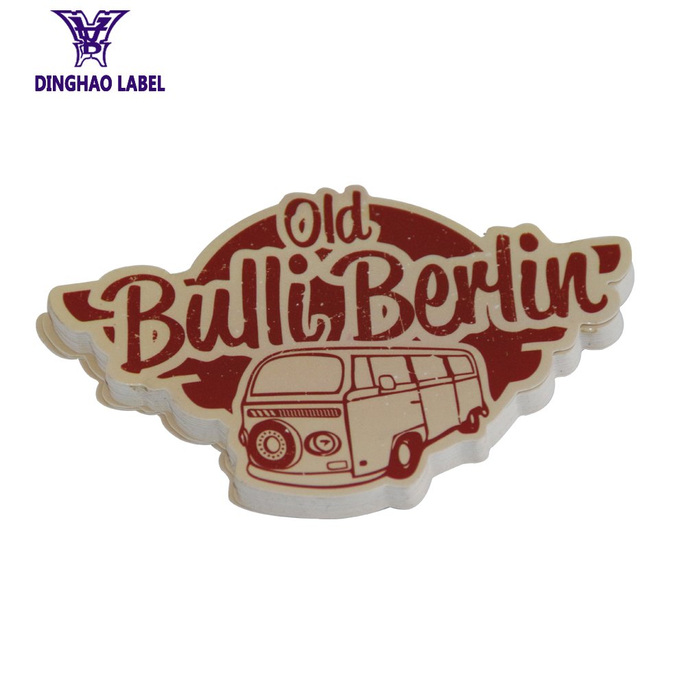 Custom Waterproof Printing Logo PVC Label Shiny Die Cut Reflective Rainbow Glitter Hologram Holographic Vinyl Cartoon Sticker