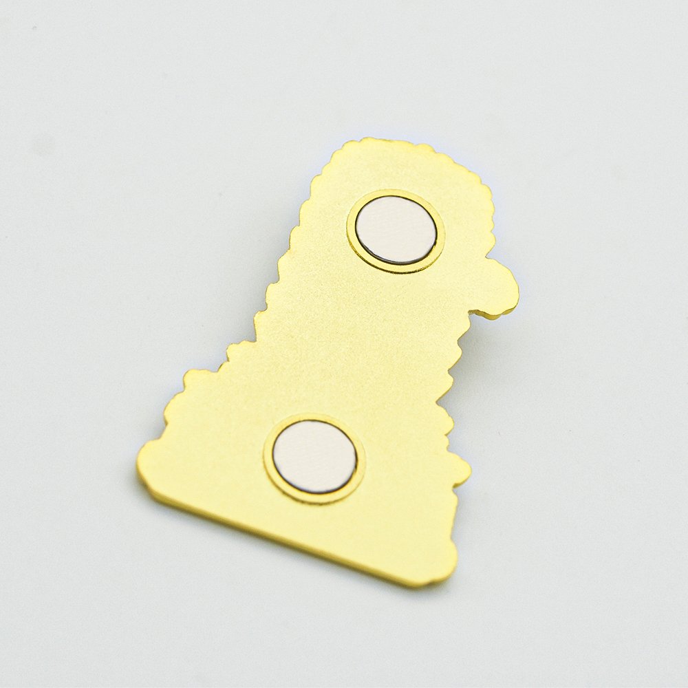 Metal Badges Shiny Architectural Hard Enamel Badges Soft Badges Custom Magnetic Enamel Logos Metal Fridge Stickers