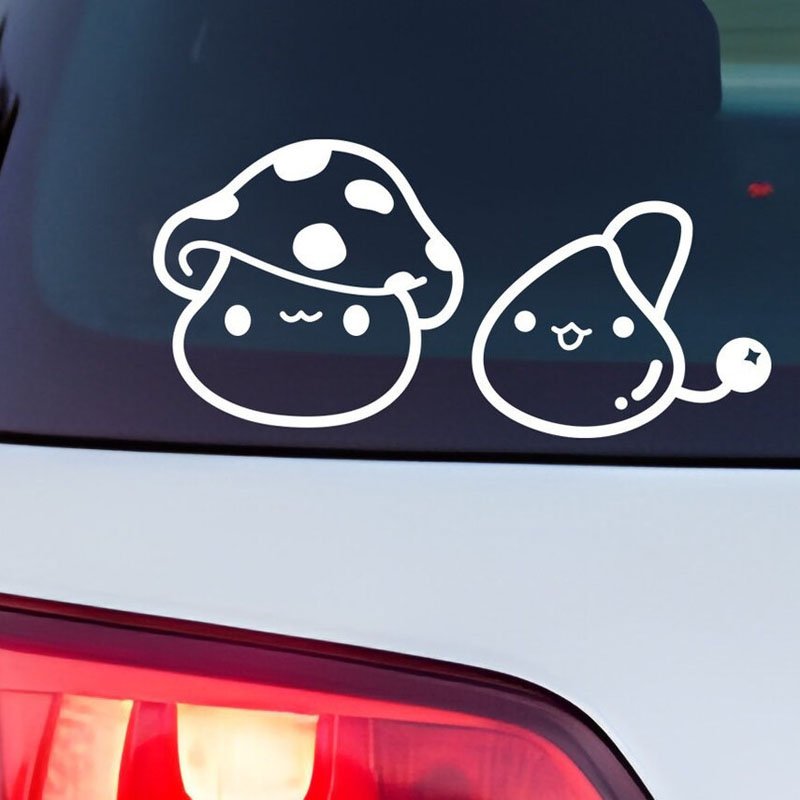Custom Logo Stickers Car cartoon stickers Die cut Vinyl Transfer Window Stickers for car