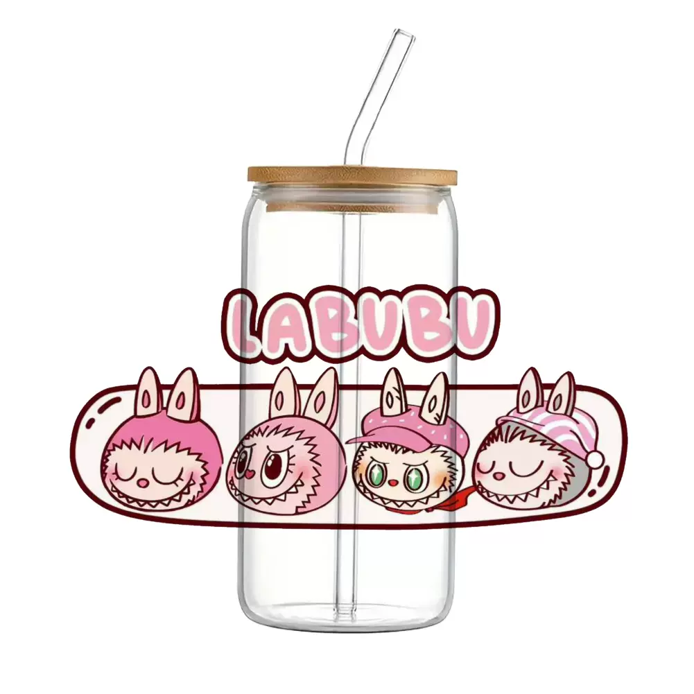 Custom Uv Transfer Decal Stickers Resistant Waterproof Cartoon Anime Decal Gold Seal Sticker Car Decoration Decals