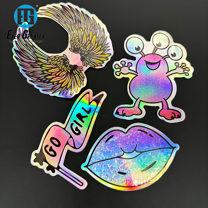DIY Theme Handmade Children Cartoon Customization Stickers Wear Resisting Hologram Stickers