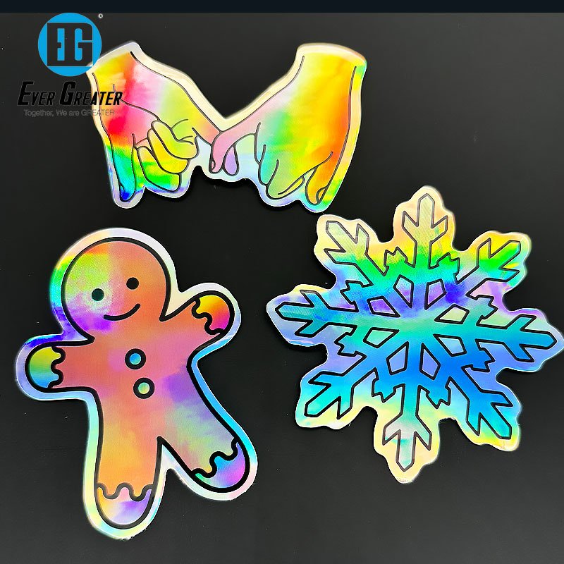 DIY Theme Handmade Children Cartoon Customization Stickers Wear Resisting Hologram Stickers