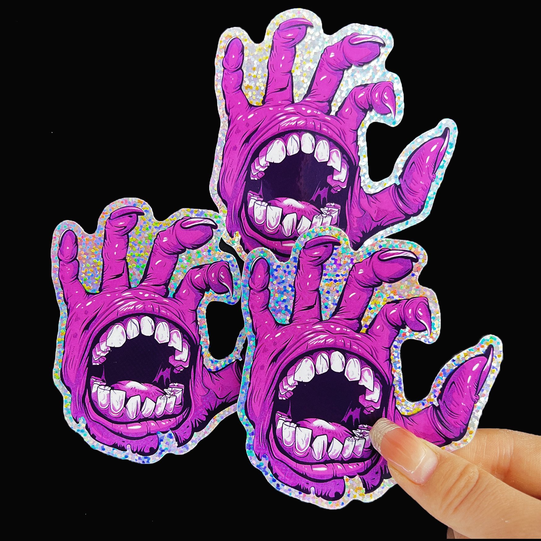 UV Printing Company Logo Label Stickers Custom Outdoor Waterproof Adhesive Vinyl Pvc Cartoon Die Cut Sticker Custom Stickers