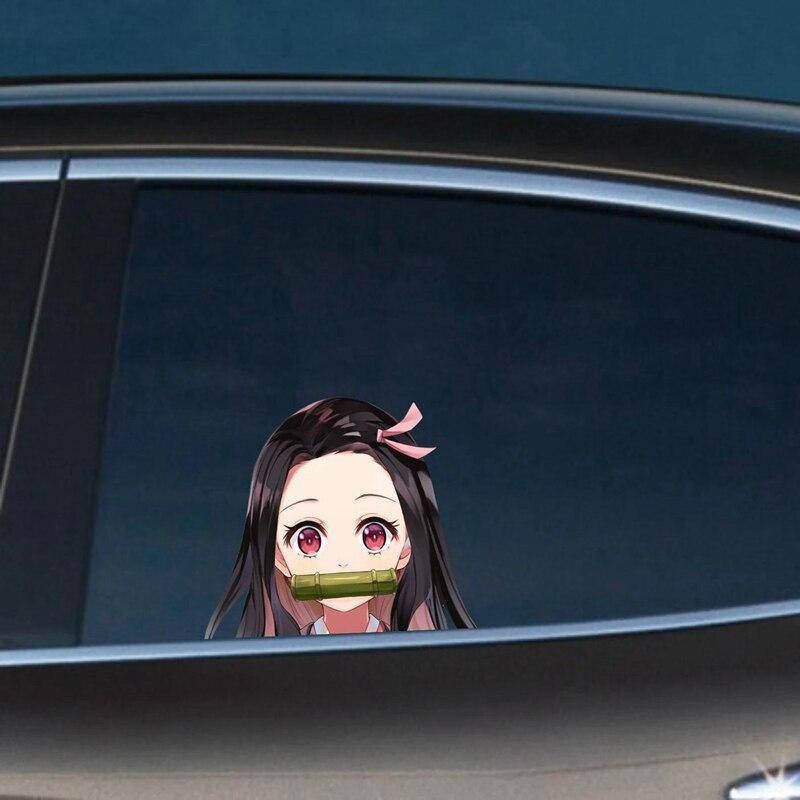 Anime car stickers waterproof decal car windshield cartoon decoration transfer sticker