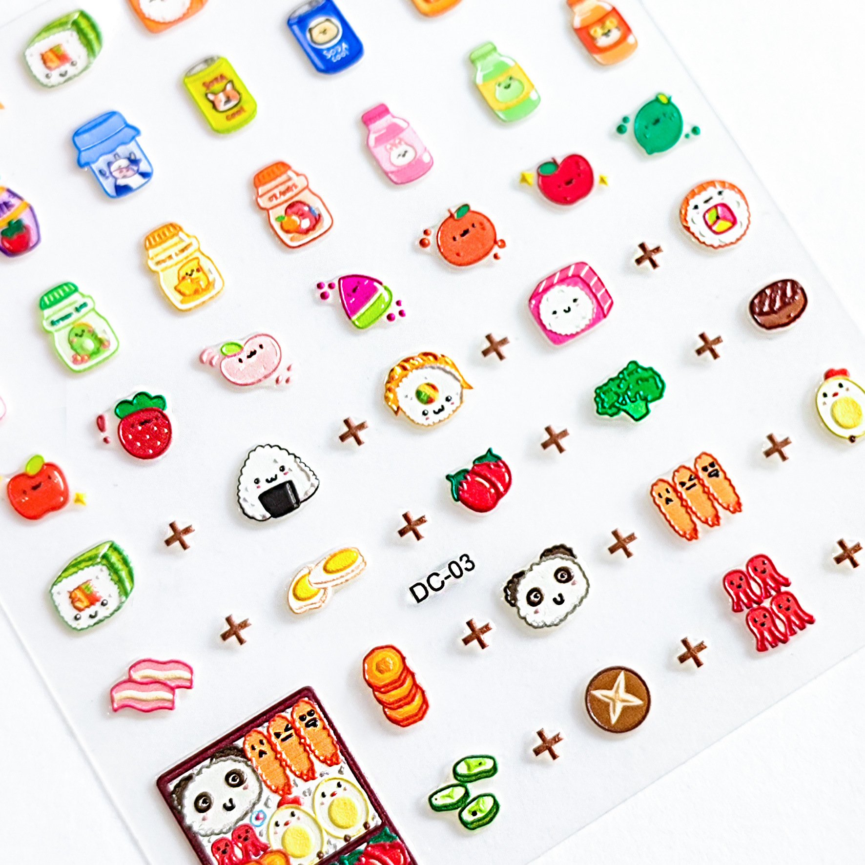 5D children cute Cartoon nail Stickers Children Manicure Wraps Nail Art Decorations Decals Glow-in-the-dark cartoon stickers