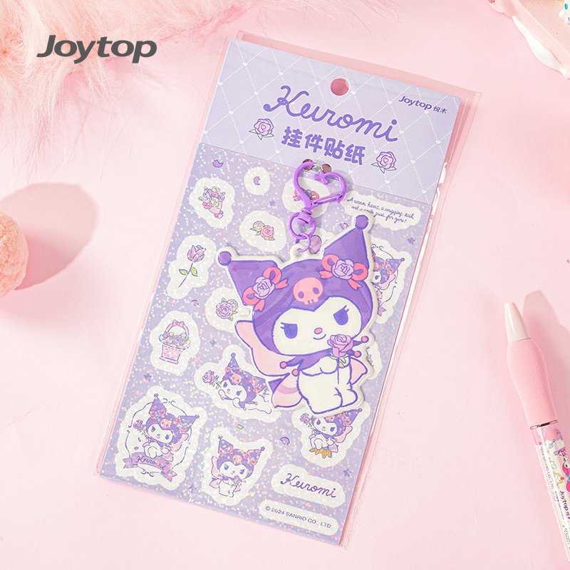 Joytop SR 101645 Wholesale Sanrio Magic Garden Cartoon Stickers Cute DIY Journal Hanging Stickers for Kids and Students