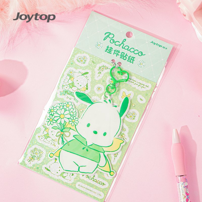 Joytop SR 101645 Wholesale Sanrio Magic Garden Cartoon Stickers Cute DIY Journal Hanging Stickers for Kids and Students