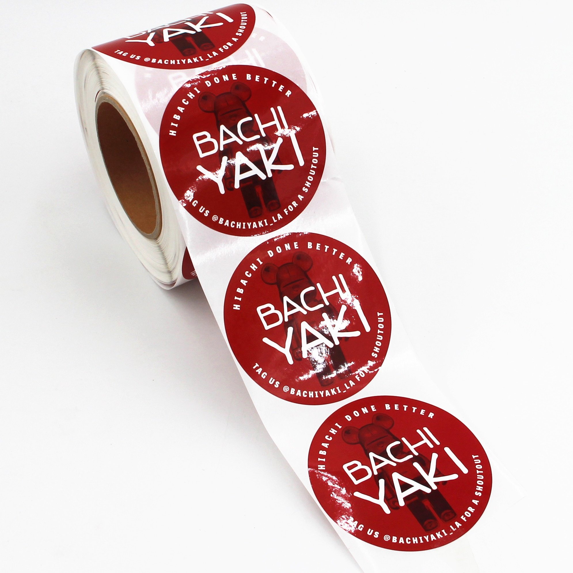 4inch Round Sticker Customized Sticker Roll Cartoon Label Stickers for Packaging