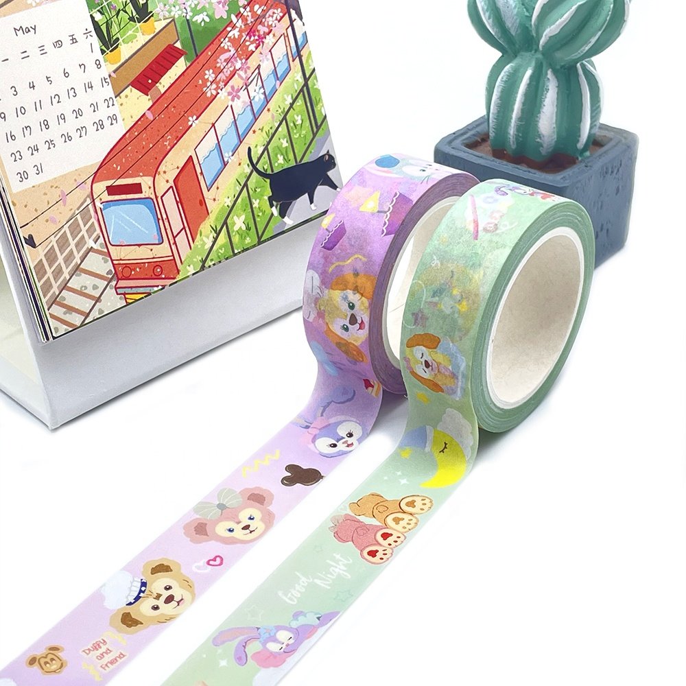 Washi Tape Set Factory Direct Sale Custom Picture Waterproof Masking Painted Adhesive Washi Tape Set For Decoration