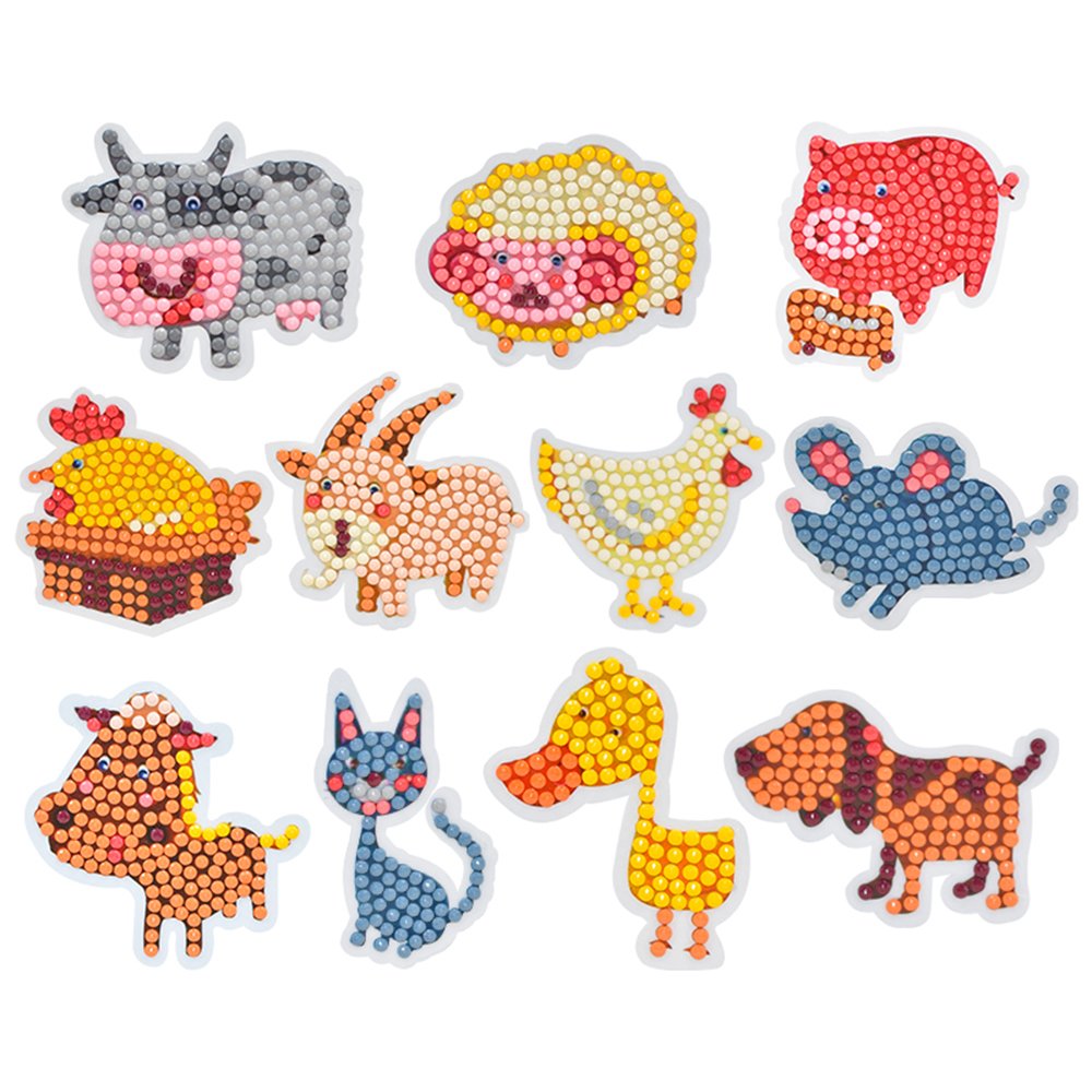 Hot selling children's diamond painting bag 5D diamond painting sticker DIY diamond mosaic gemstone sticker with dots