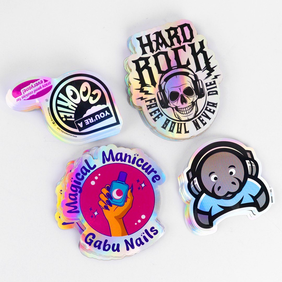 Cartoon Stickers Printing Weatherproof UV Resist Self-Adhesive Labels Sticker Logo Waterproof PVC Die Cut Vinyl Custom Stickers