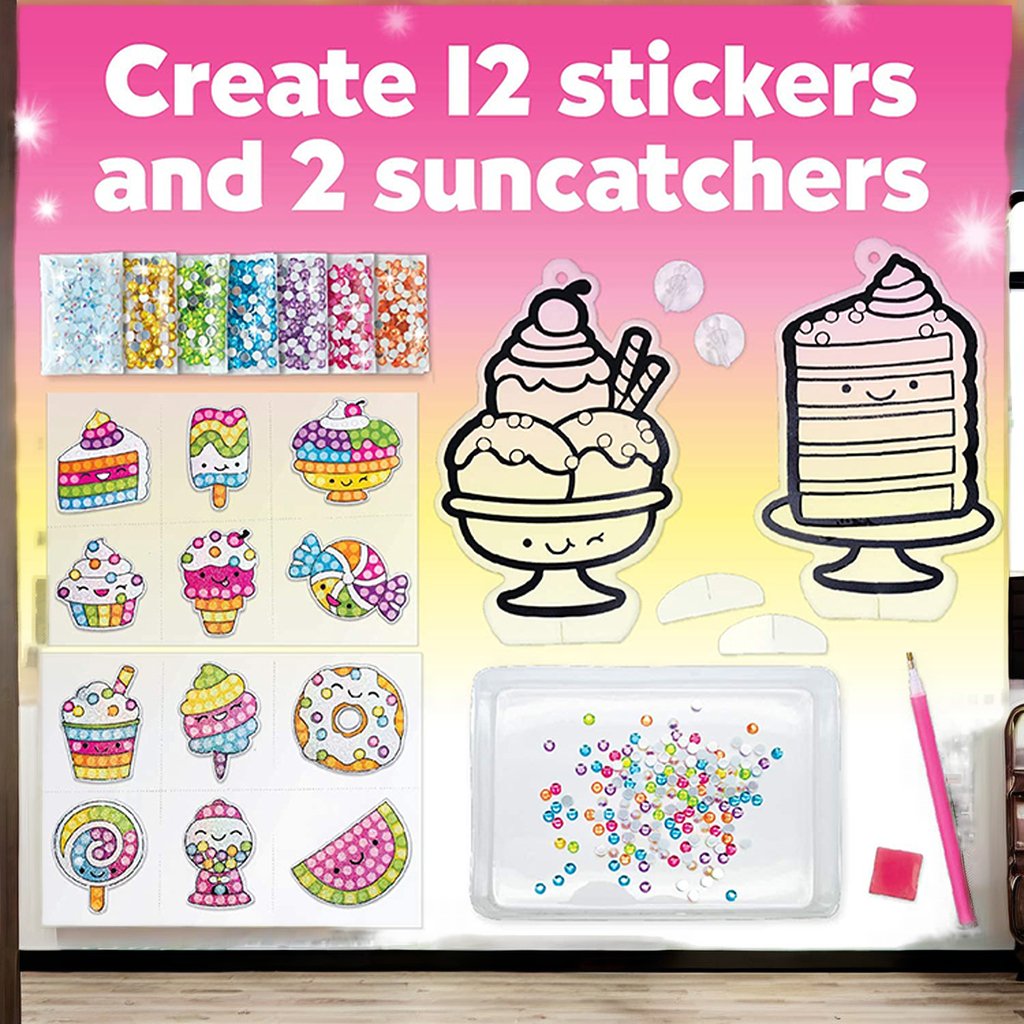 Drop Shipping DIY Little Girls' Mosaic Crafts Cartoon Diamond Painting Sticker with Rhinestones for Home Decoration
