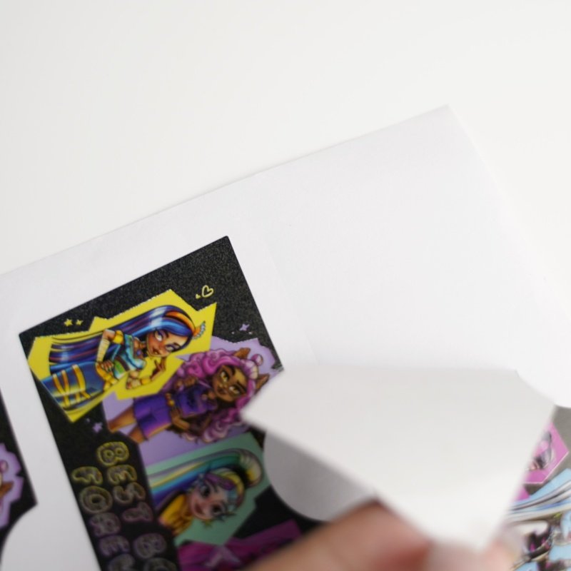 Custom waterproof printing logo packaging Self-Adhesive Die Cut Logo Custom Logo Label cute stickers for girls