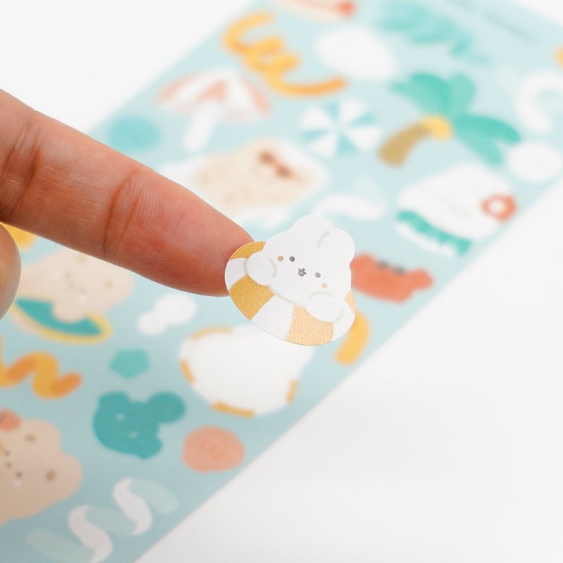 Custom Kiss Cut Laptop Phone Suitcase Decorative Cute Cartoon Animal Kawaii Sticker for Kids DIY Paper Sheet Printing
