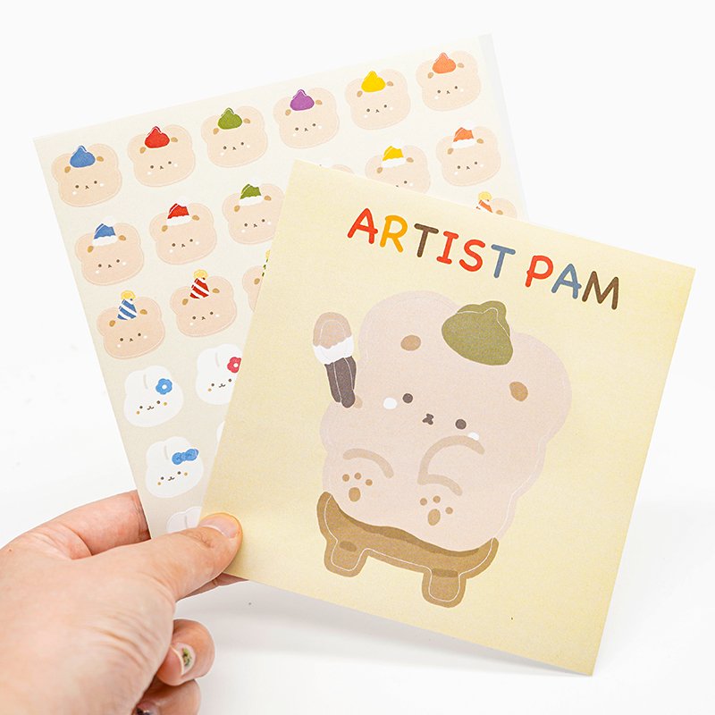 Custom Kiss Cut Laptop Phone Suitcase Decorative Cute Cartoon Animal Kawaii Sticker for Kids DIY Paper Sheet Printing