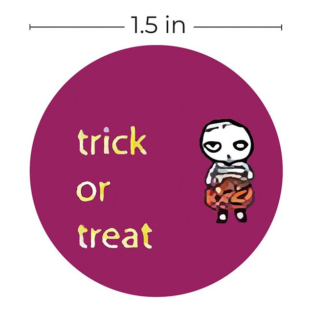 Pumpkin Cartoon Decorative Sticker Happy Halloween Festival Candy Bag Chocolate Box Seal Stickers
