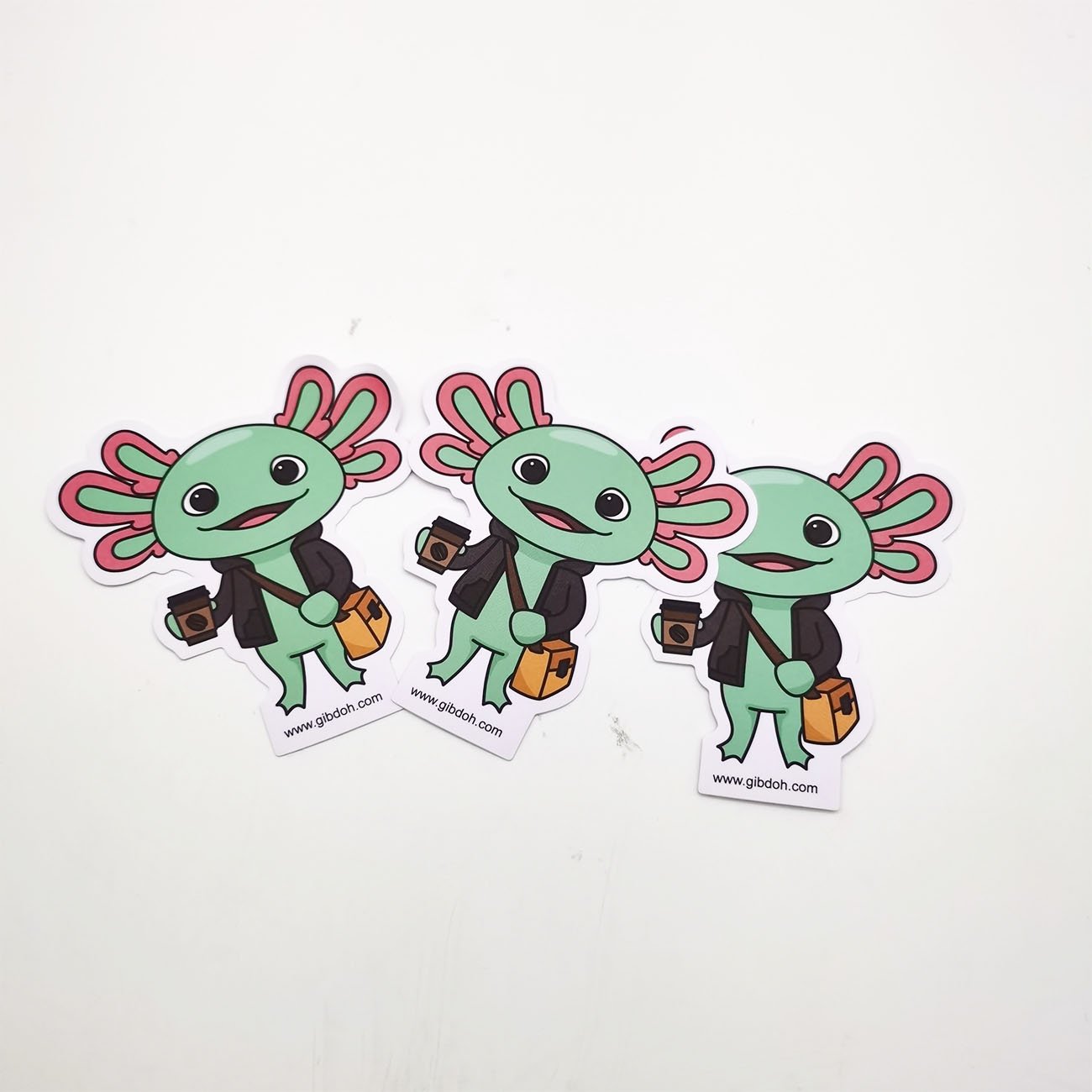 Art Half Custom Label Sticker Printed Outdoor Cartoon Sticker