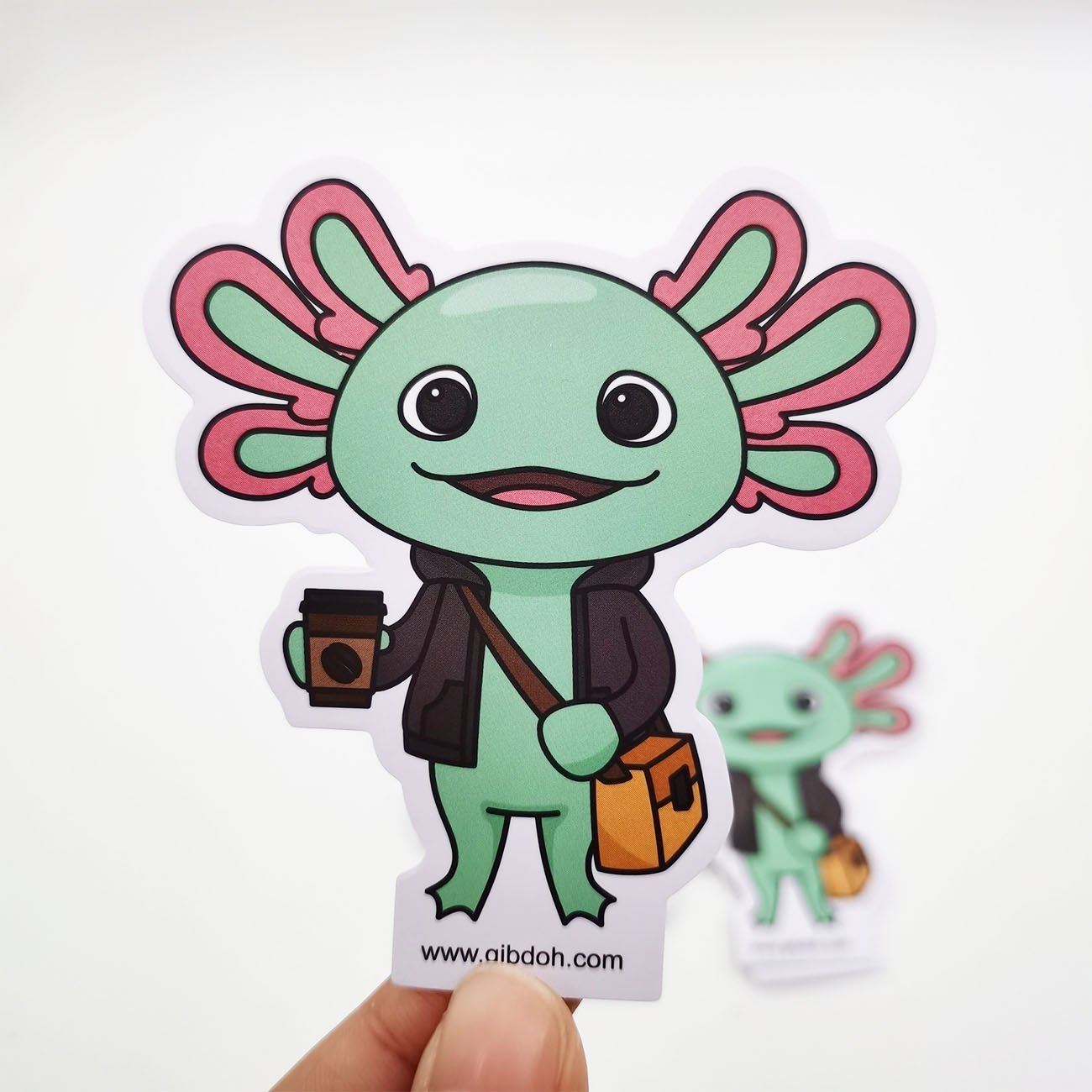 Art Half Custom Label Sticker Printed Outdoor Cartoon Sticker