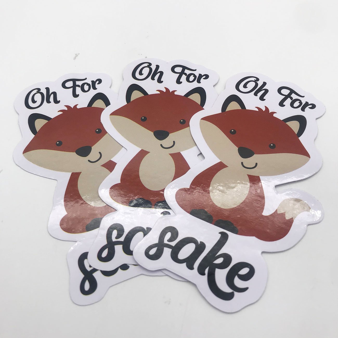 Art Half Custom Label Sticker Printed Outdoor Cartoon Sticker