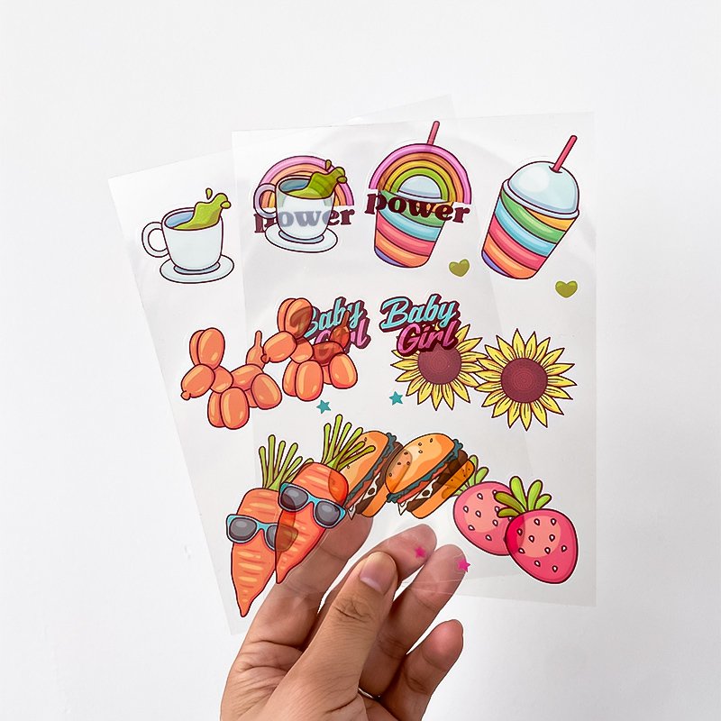 Customized Printing Vinyl Color Cartoon Planner Stickers,Stationery Kiss Cut Sticker Sheet
