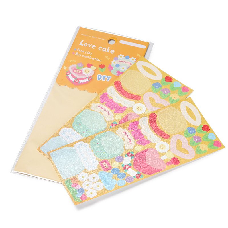 Custom Printing Die Cut Vinyl Stickers pack Adhesive Waterproof PVC Label Company Logo Design Cartoon Sticker sheet