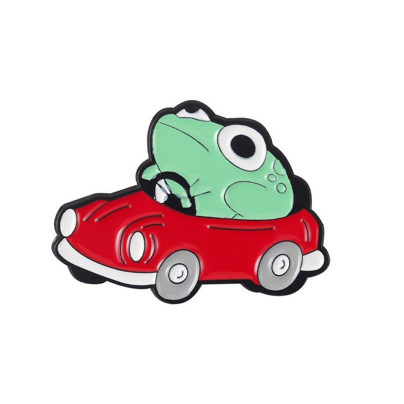 Wholesale low price different cartoon green cartoon frog enamel pin anime metal pin collection