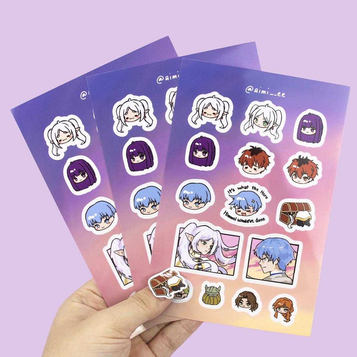 Customized Vinyl Sticker Sheet Decorative Laptop Notebook Agenda Scrapbook Journal Cartoon Stickers