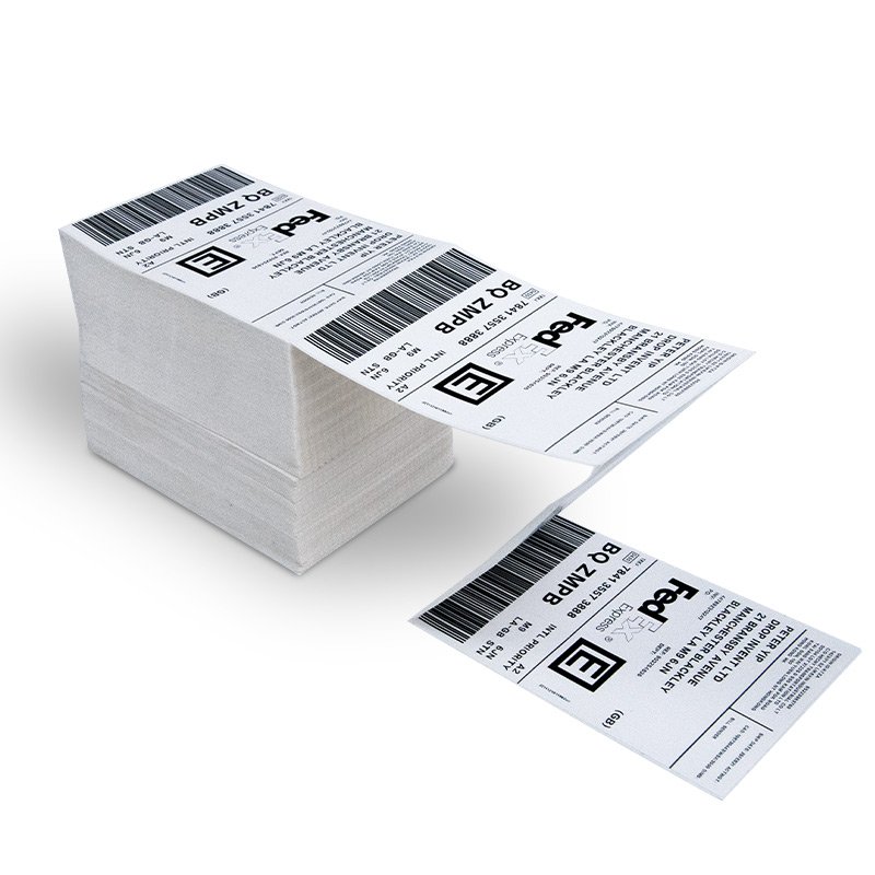 500pcs Sticker Label Thermal 100*150 500 Sticker Direct Thermal Label Roll 4 x 6
