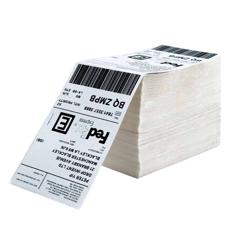 500pcs Sticker Label Thermal 100*150 500 Sticker Direct Thermal Label Roll 4 x 6