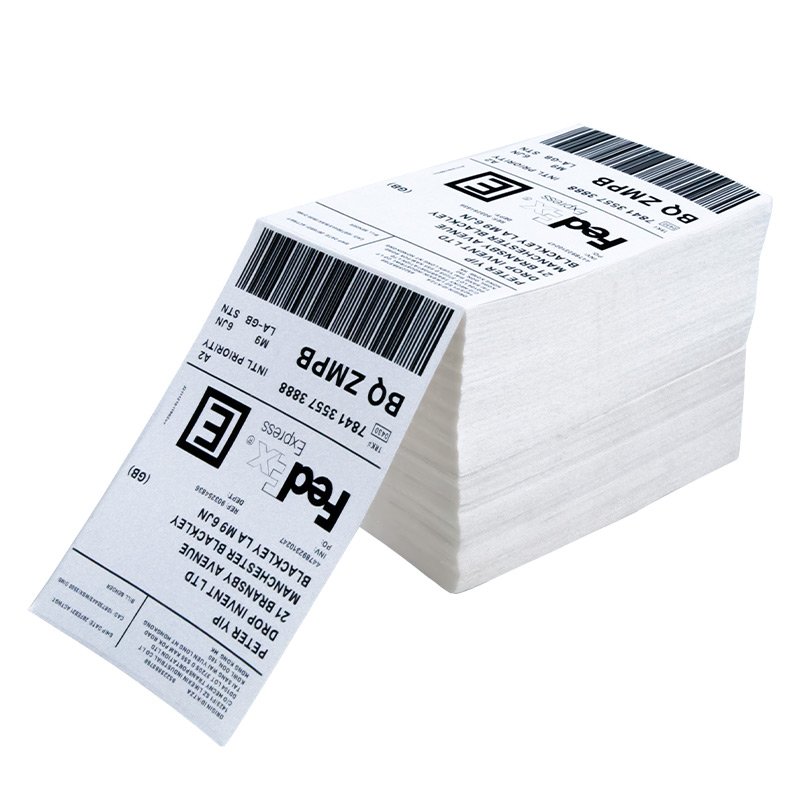 500pcs Sticker Label Thermal 100*150 500 Sticker Direct Thermal Label Roll 4 x 6