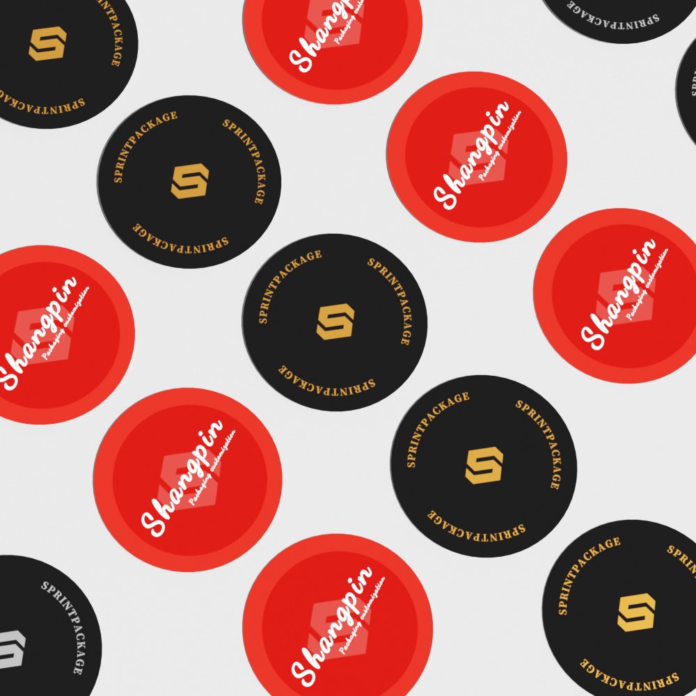 Custom Self-Adhesive Roll Vinyl Circle Label Sticker Private Design UV Printed Waterproof Sticker For Small Business
