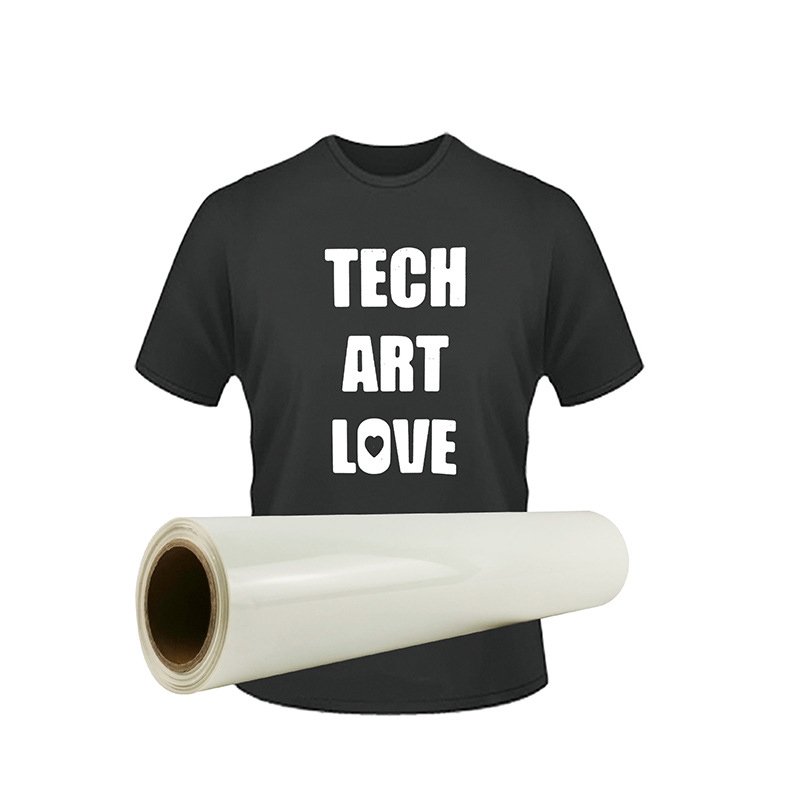 Wholesale Applying Custom Brand Nane Logo Cartoon Label PU Flex Tshirt Heat Transfer Sticker Printable Heat Press Transfer Vinyl
