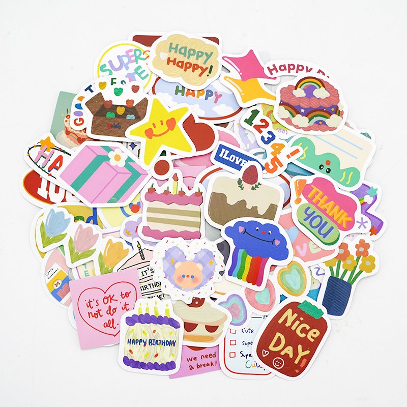 Self Adhesive Paper Labels paper Printing Custom logo label Kiss Cut Sticker Sheet