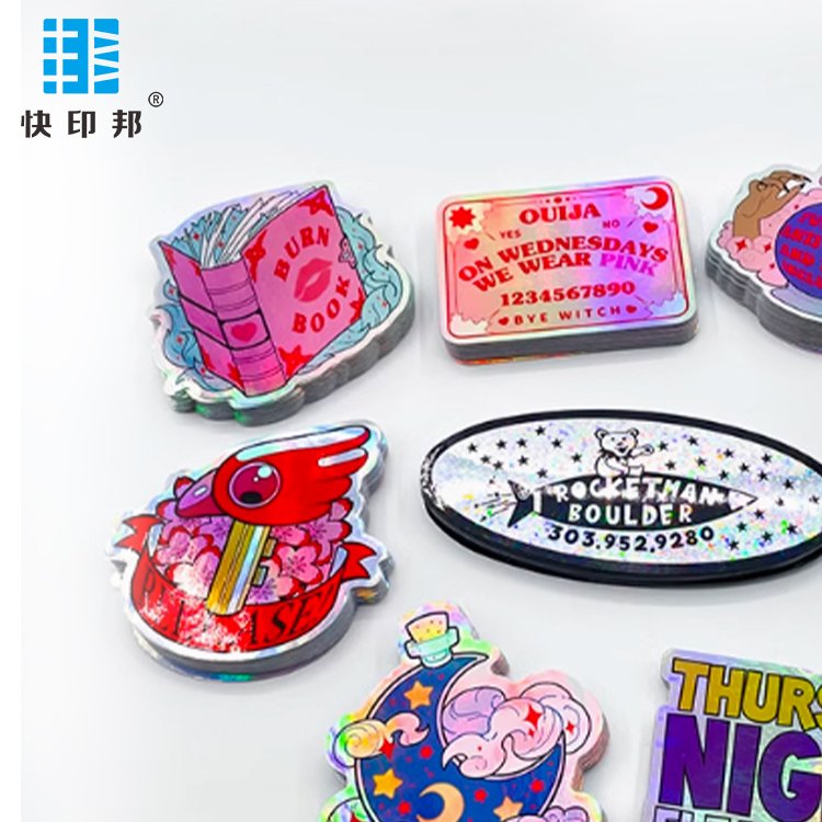 Easy Peel Uv Resist Printing Waterproof Durable White Vinyl Pvc Self Adhesive Die Cut Logo Stickers Custom Stickers