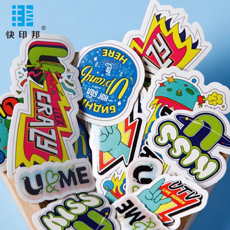 Easy Peel Uv Resist Printing Waterproof Durable White Vinyl Pvc Self Adhesive Die Cut Logo Stickers Custom Stickers
