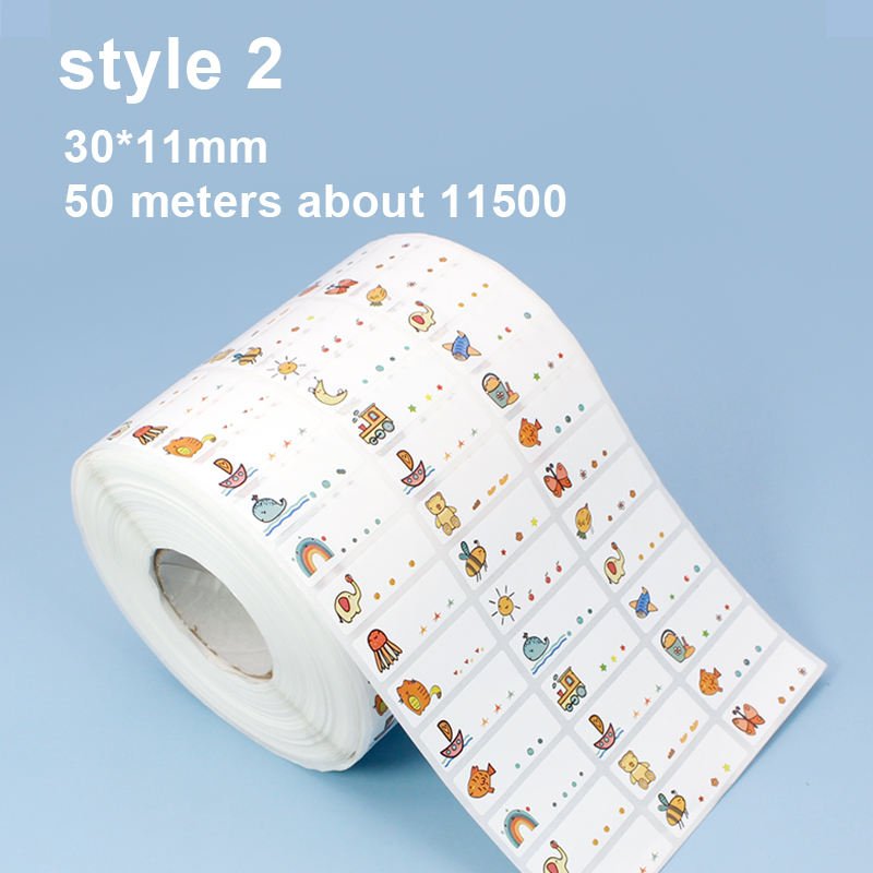 Name labels sticker top grade material adhesive name stickers cartoon name logo stickers