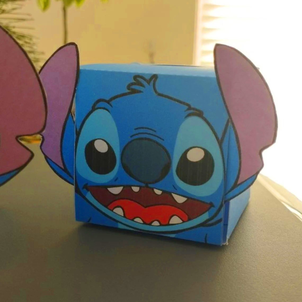 Kids Favor Boxes Gift Boxes For Present Stitch Angel Cartoon Style Party Cube Gift Boxes