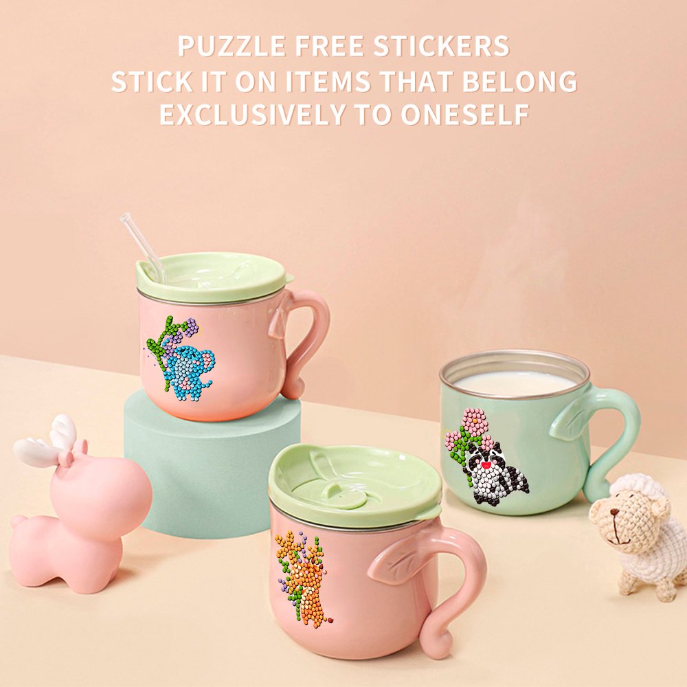 5D DIY Diamond Painting Kit for kids fun and easy creative diamond painting sticker art and crafts diamond Mosaic stickers