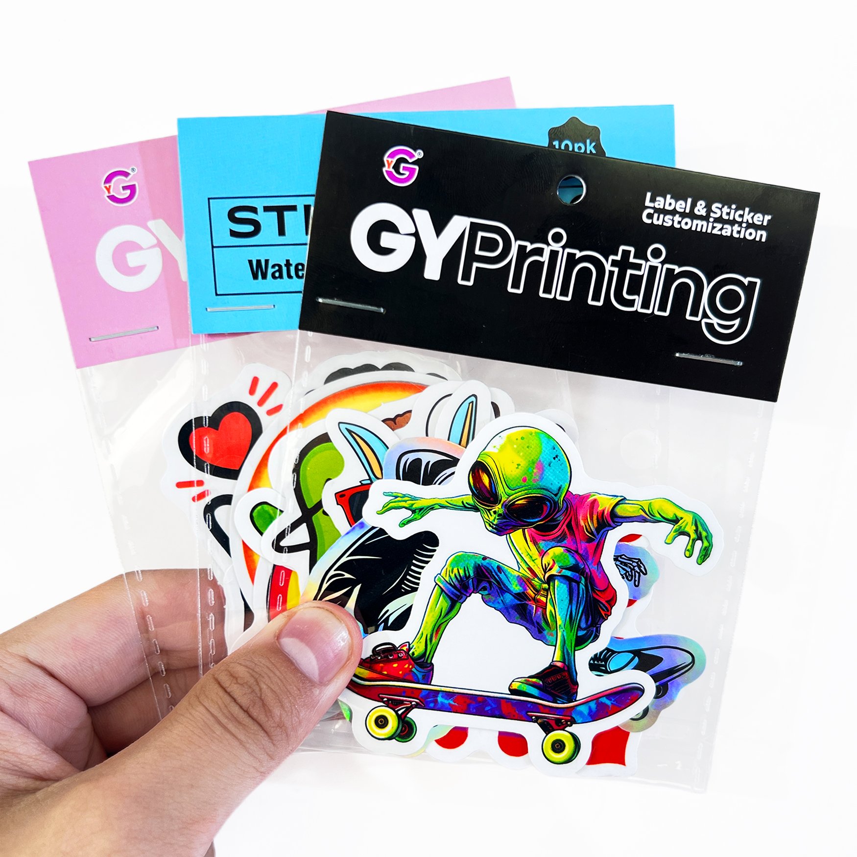Stickers Custom Die Cut UV Resistant Durable Waterproof PVC Vinyl Self Adhesive Stickers Outdoor