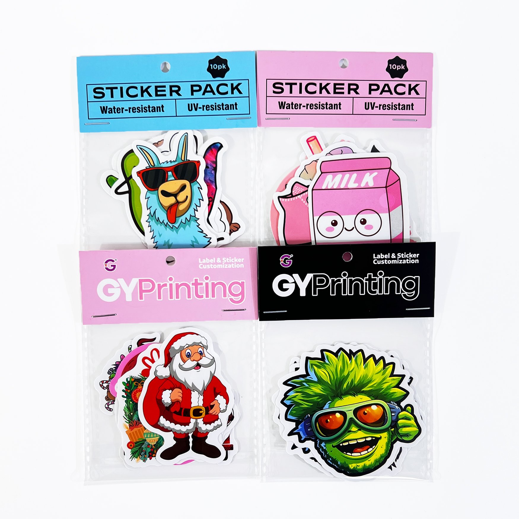 Stickers Custom Die Cut UV Resistant Durable Waterproof PVC Vinyl Self Adhesive Stickers Outdoor