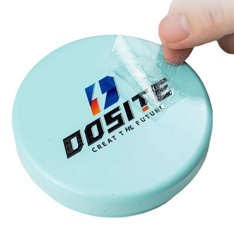 Custom crystal sticker label uv transfer sticker advertising stickers customized logo Gold and silver label self-adhesive