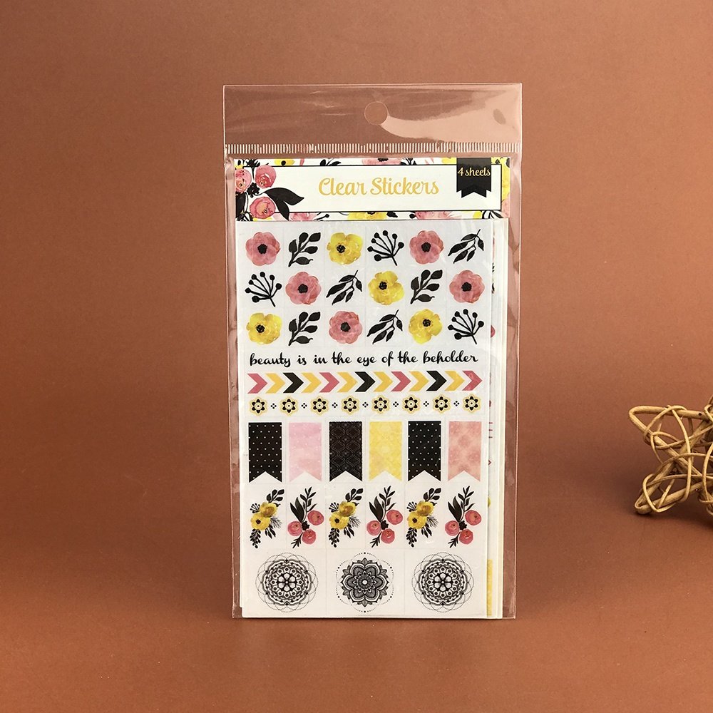 Custom Sticker Vinyl Die Cut Stickers Printing decorative Waterproof Company Cartoon PVC sticker