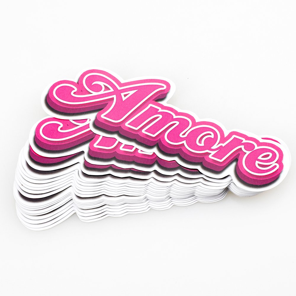 Can Add Logo UV Resist Printed Waterproof Durable Vinyl PVC Decorative Die Cut Custom Cute Cartoon Logo Sticker Custom Stickers
