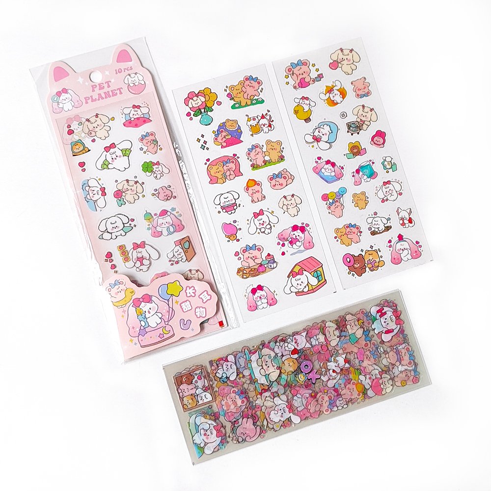 Custom Stickers Print Cute Cartoon Princess Anime Decorative Sticker PVC Waterproof Stickers For Kids