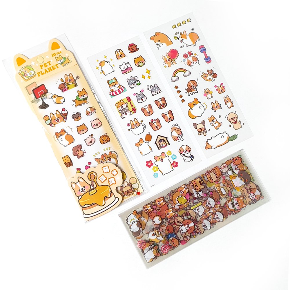 Custom Stickers Print Cute Cartoon Princess Anime Decorative Sticker PVC Waterproof Stickers For Kids