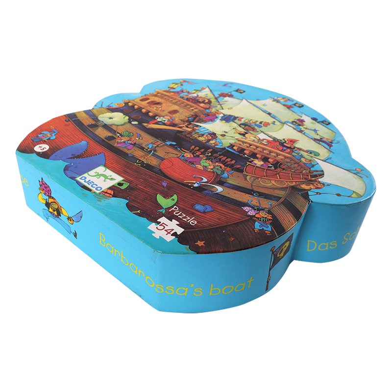Cartoon style cute cake snack snack packaging box children's food packaging paper box