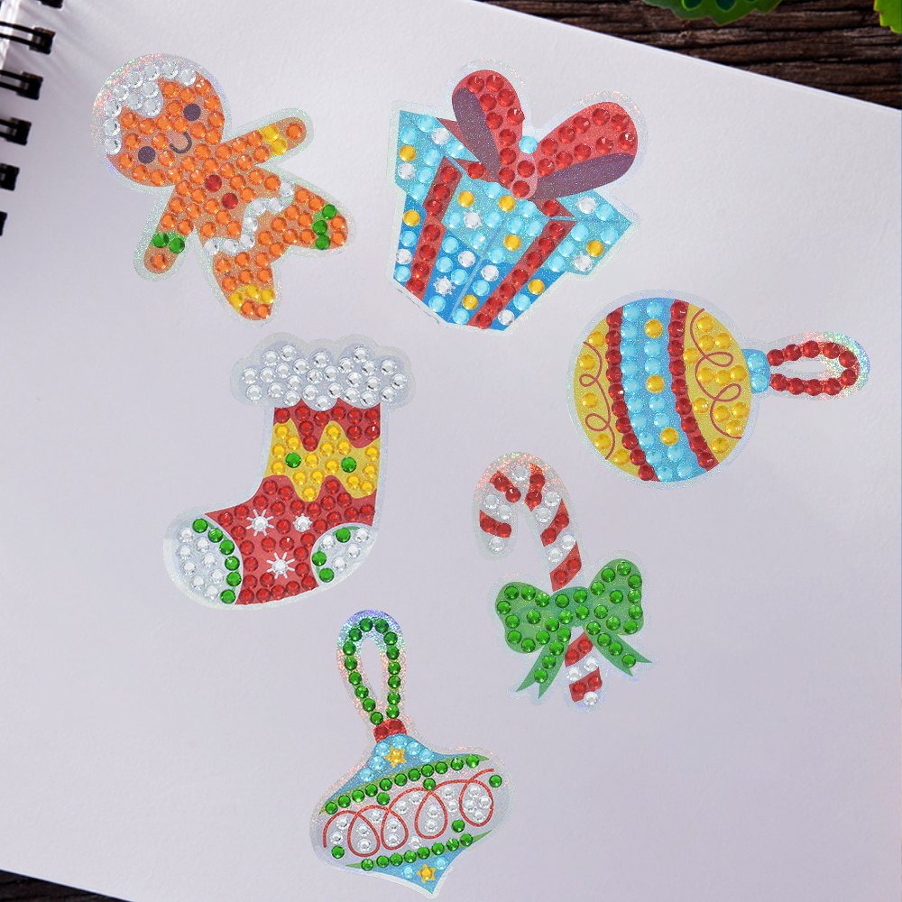 Cartoon Diamond Painting Stickers, Refrigerator Stickers, 5D DIY Creative Children's Leisure Stickers
