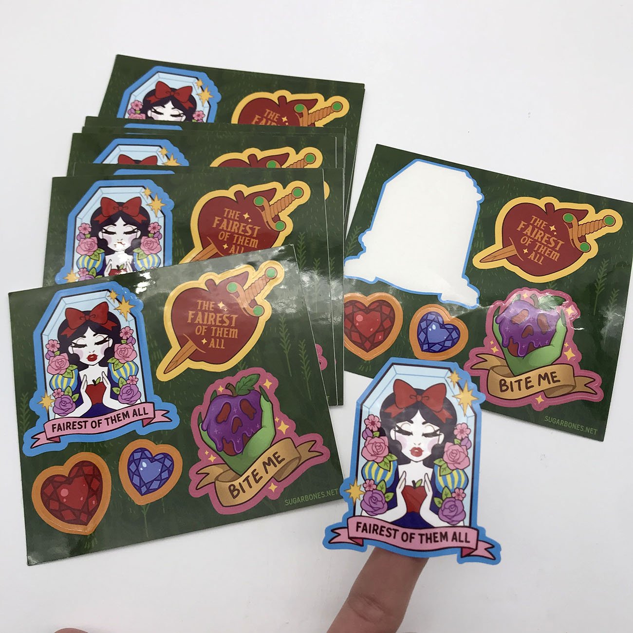 Art Half Manufacturer Custom A4 A5 A6 Adhesive Paper Waterproof Vinyl Thick Shape Cartoon Promotional Kiss-cut Stickers Sheet