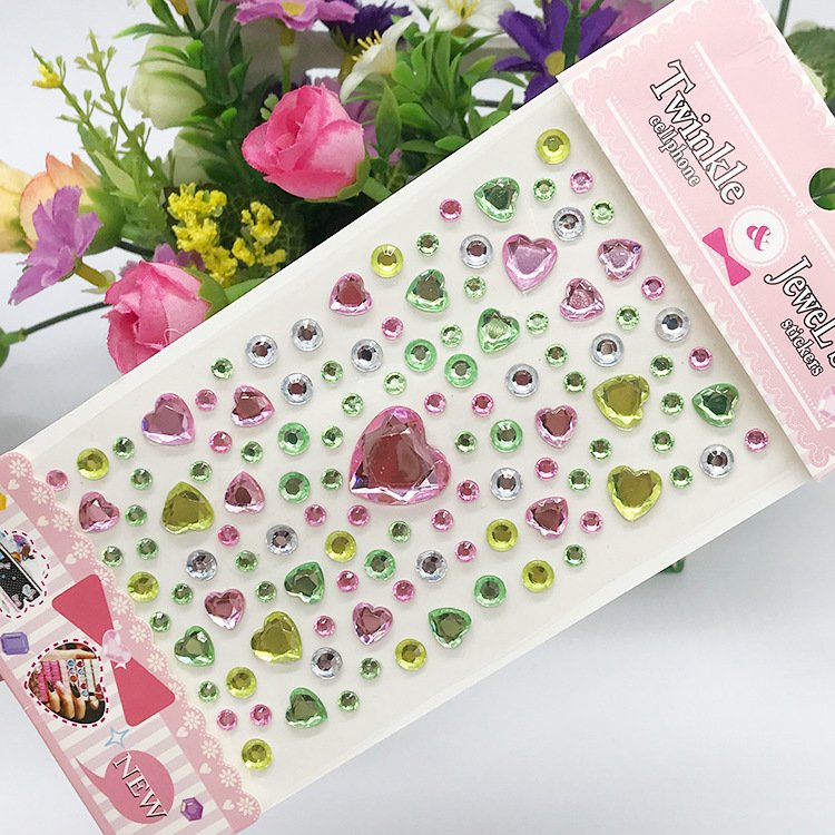 Self Adhesive Jewels Sticker Gemstones DIY Craft Makeup Bling Crystal Stickers